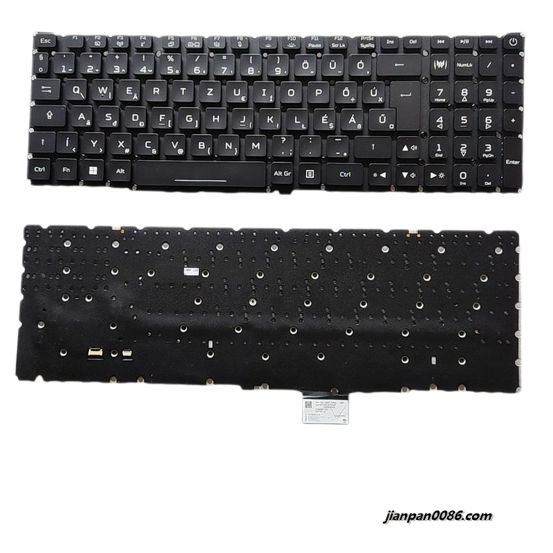 Picture of  Original New Hungry  Language For Acer Predator Helios 16 PH16-71 Backlight Laptop Keyboard SN:NKI15131WP PK133MQ1A19 F055