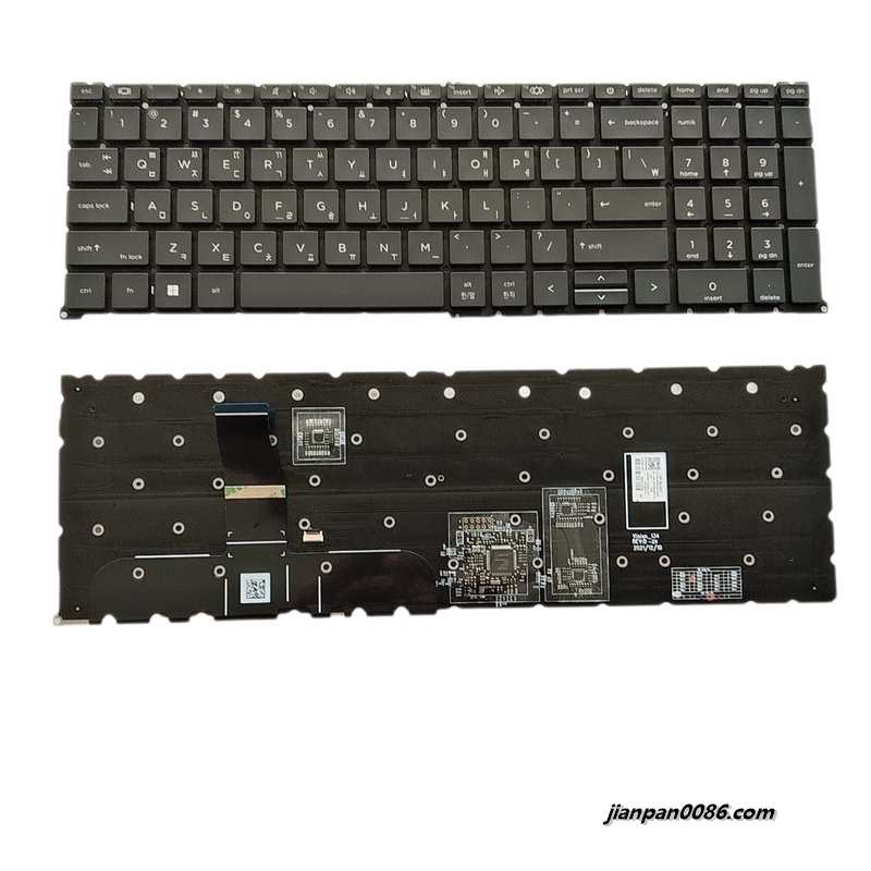 Picture of Original New Korean Layout For HP ZBook Fury 16 G9 G10 Colour Backlit Laptop Keyboard SN1B93B31 SG-B1950-XRA N19205-A01 N41903-A01 80PS078