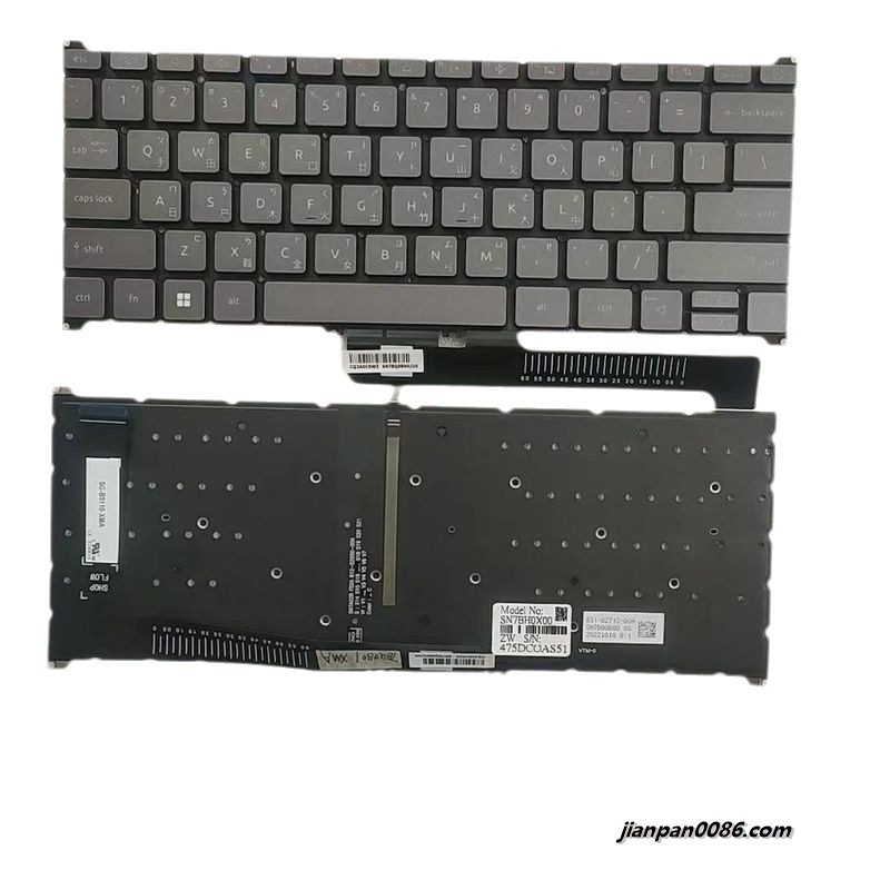 Picture of Original New TW Language For Acer AN715-51 Grey Backlit Laptop Keyboard SN:NK.I131B.04V SN7BQ0B01 17466 2PTDH9277