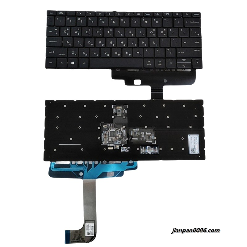 Picture of Original New Korean Layout For HP ZBook G9 Colour Backlit Laptop Keyboard N50700-AD1 SG-6120-XRA SN1B92B31 N10945-AD1 S084