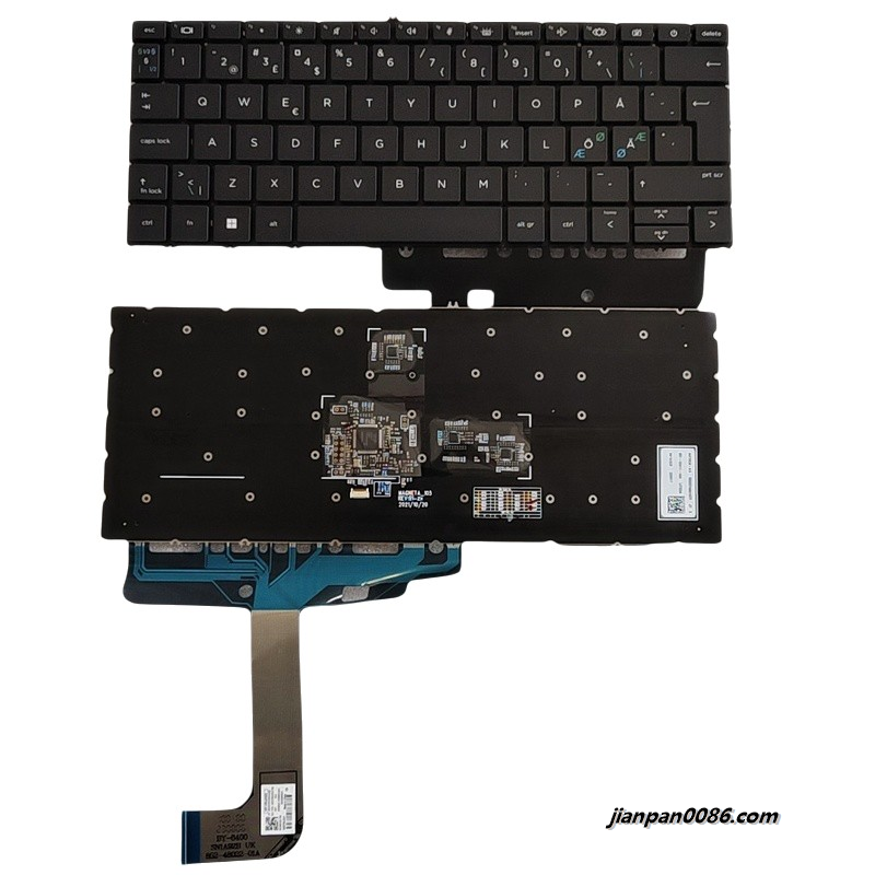 Picture of Original New DN Layout For HP ZBook G9 Colour Backlit Laptop Keyboard SG-6120-79A SN1B92B31 N50700-DH1 N109450H1 S083