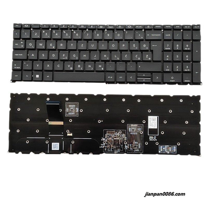 Picture of Original New SA SL YU Language For HP Fury 16 G9 865 G9 Colour Backlight Laptop Keyboard SG-B1950-2YA SN1B93B31 S115 N41903-BA1 N19205-BA1