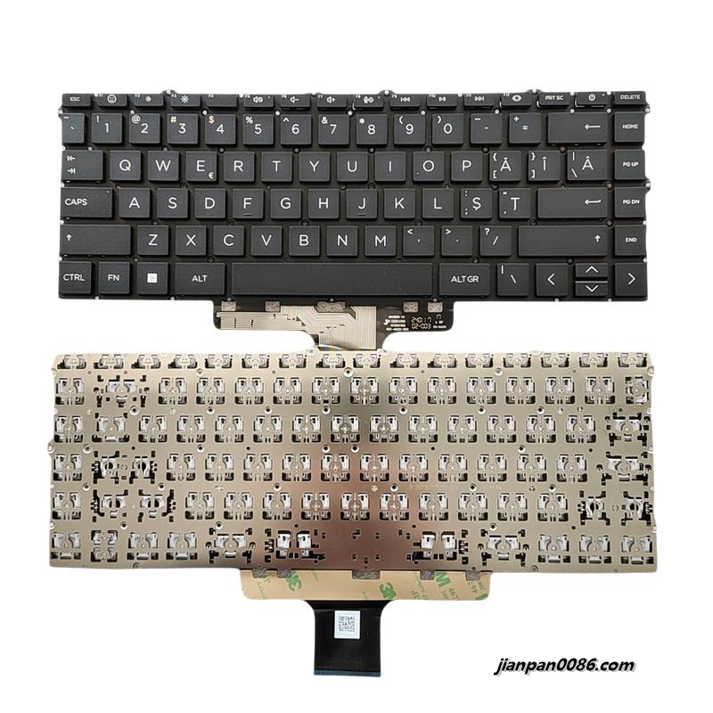 Picture of Original New Romania Language For HP Pavilion 14-DW Black Nobacklit Laptop Keyboard SG-B5420-YAA SN1B90X60 S173 N35873-271 N31250-271