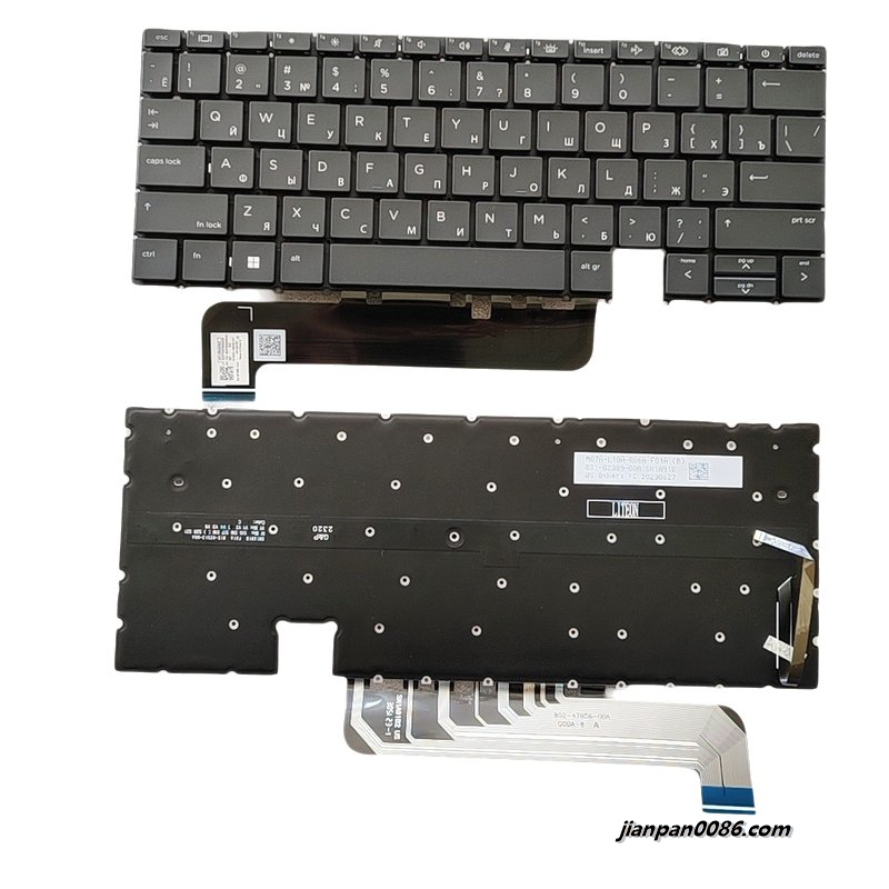Picture of Original New Russian Language For HP Elite Dragonfly G3 Black Backlit Laptop Keyboard SG-B1050-XAA SN1A91B2 S199 NO8583-251