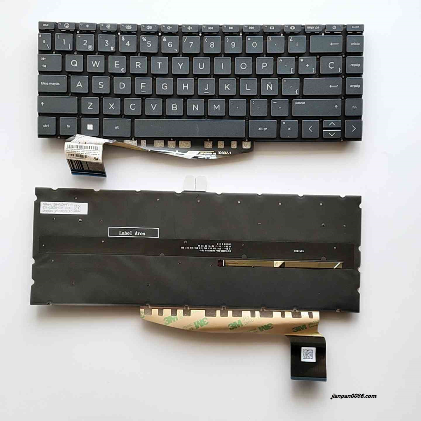 Picture of Original New Spanish Layout For HP Pavilion 13-BE Keyboard SG-B2190-XEA SN1A80B5 160PS244