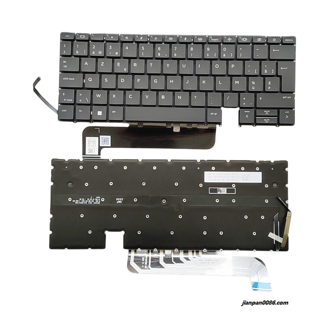 Picture of Original Black Belgium Layout For HP Elite Dragonfly Folio G3 Backlight Laptop Keyboard SG-B1050-2JA SN1A91B2 NO8583-A41 S252