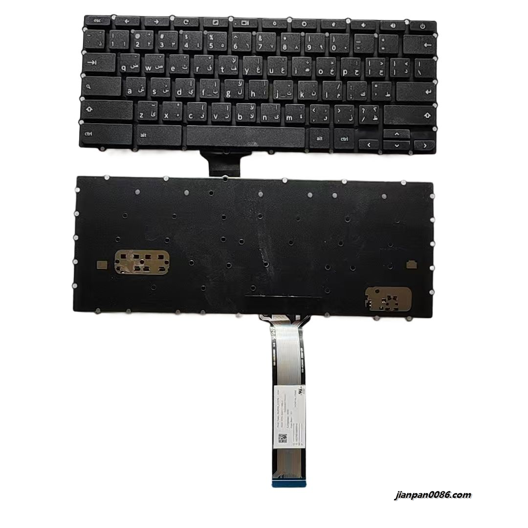 Picture of Original Black Arabic Layout For Acer Chromebook 15 Laptop Keyboard S/N:NKI11130L4 ACM14L1/3A0 F057