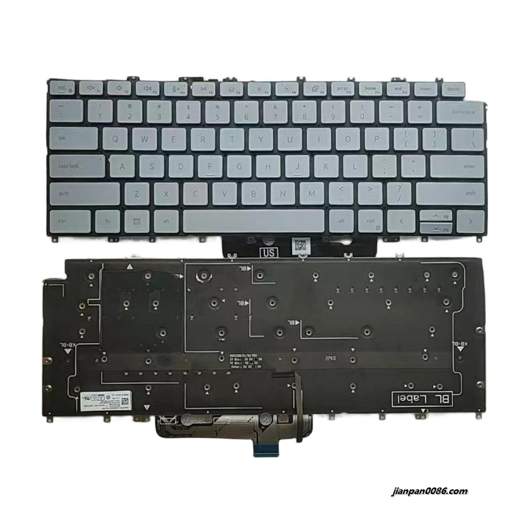 Picture of Oraginal New US Language For Dell XPS 13 9315 Grey Laptop Keyboard SG-B1600-XUA SN2122B PK133Q71A00 DP/N:01RTVF A229