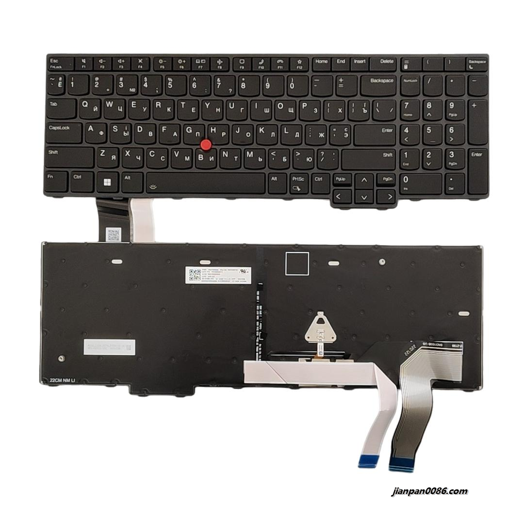 Picture of Original New KZ Language For Thinkpad E16 Gen1 Backlit Laptop Keyboard SG-B1450-3RA PK132D62B10 SN3103B FRU NO.5N21D93722 S242