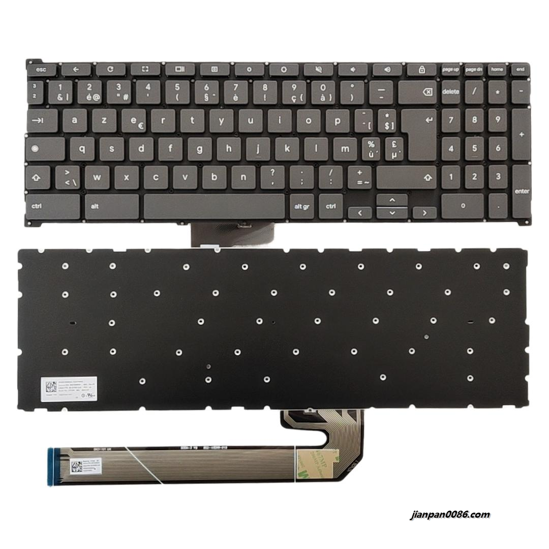 Picture of Original New Belgium Layout For Lenovo Chromebook C340-15 Nobacklit Grey Laptop Keyboard SG-B1800-2JA SN31101 S271