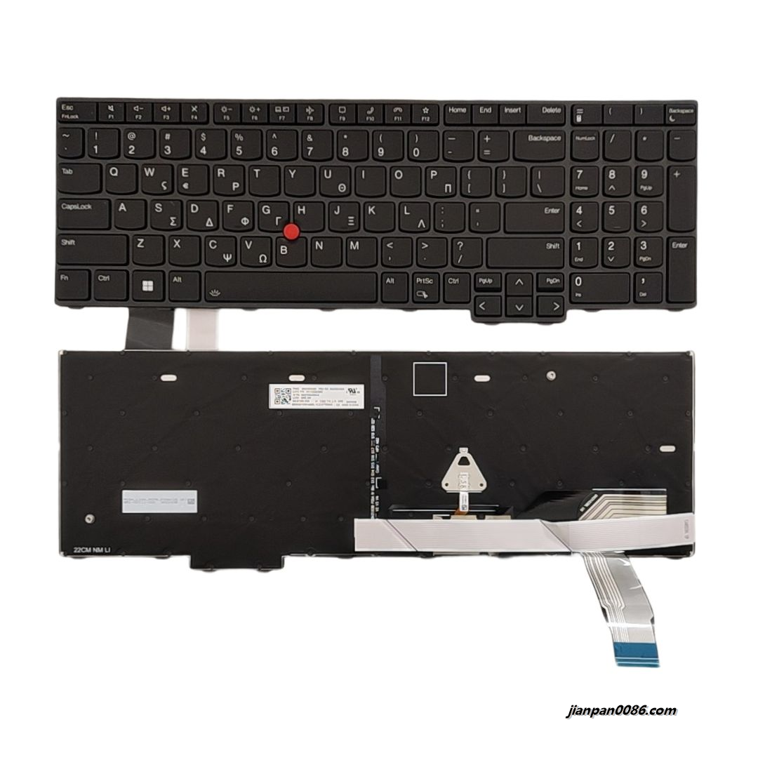 Picture of Original New Greece Language For Lenovo Thinkpad T16 Gen1 Laptop Keyboard SG-B1450-X2A PK132D62B02 SN3103B FRU NO.5N21D93698 S235