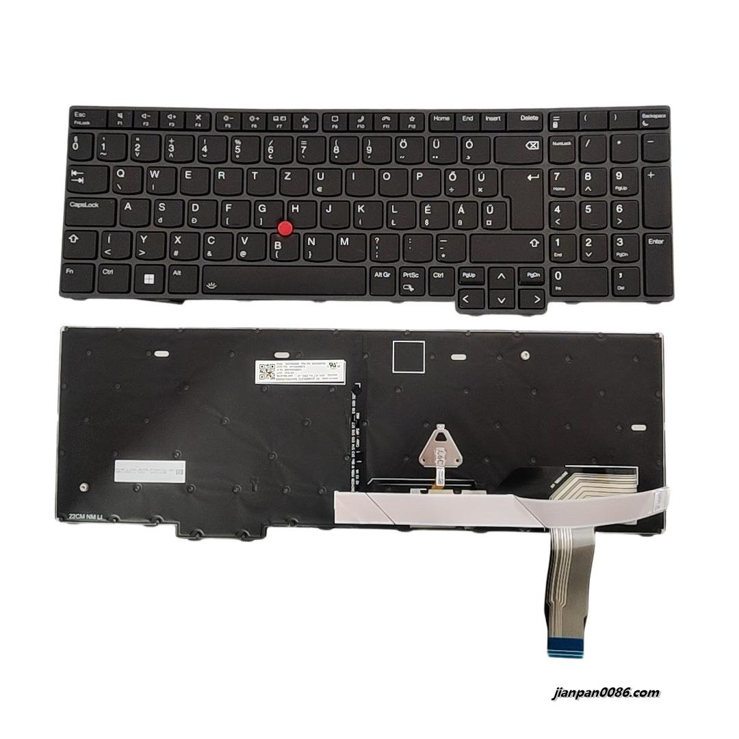 Picture of Original New Hungry Language For Lenovo Thinkpad T16 Gen1 Backlit Laptop Keyboard SG-B1450-2GA PK132D62B18  SN3103B FRU NO.5N21D93700 S243