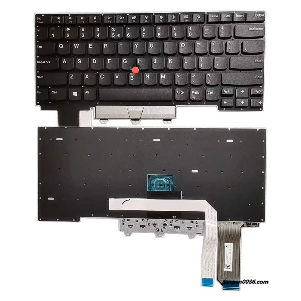 Picture of Original US India Language For Lenovo Thinkpad  E14 NoBacklit Laptop Keyboard V185920CS1 UI TDH6042 ZW 3P13916