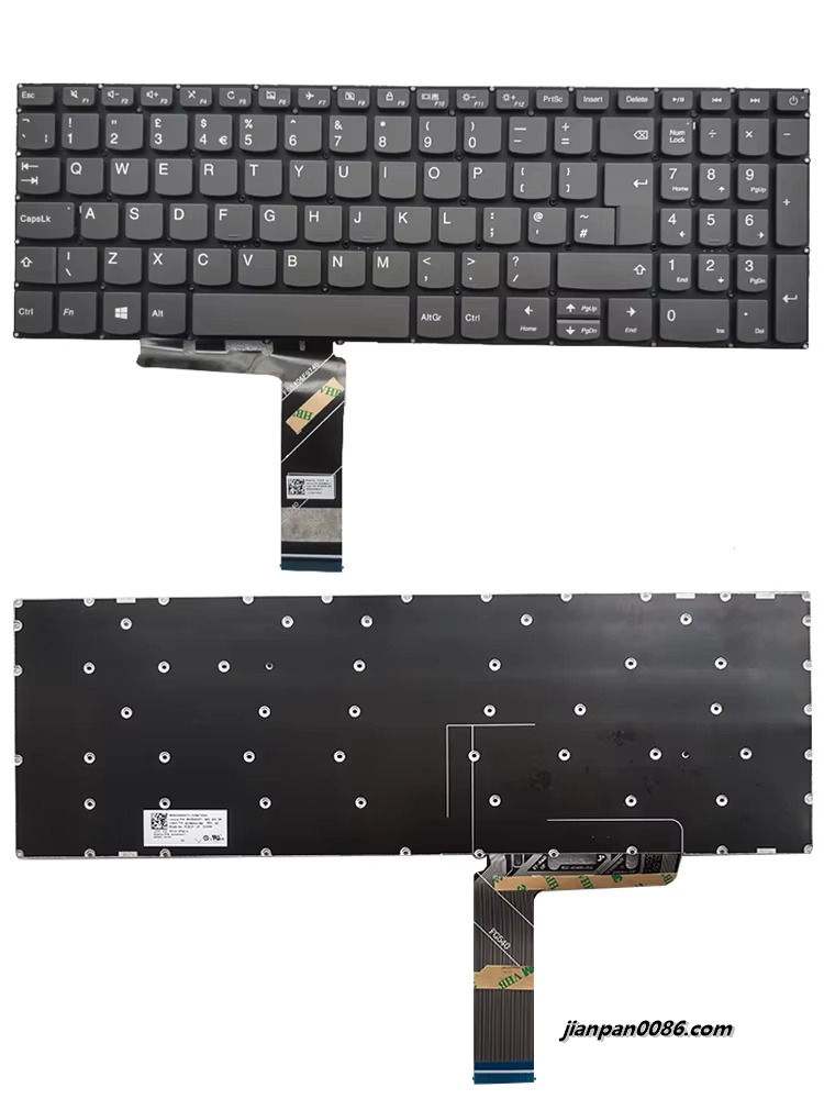 Picture of Original New UK Language For Lenovo IdeaPad 320-15 SN20M63071 PK1314F3A10 PC5CP-UK Laptop Keyboard 8P9987