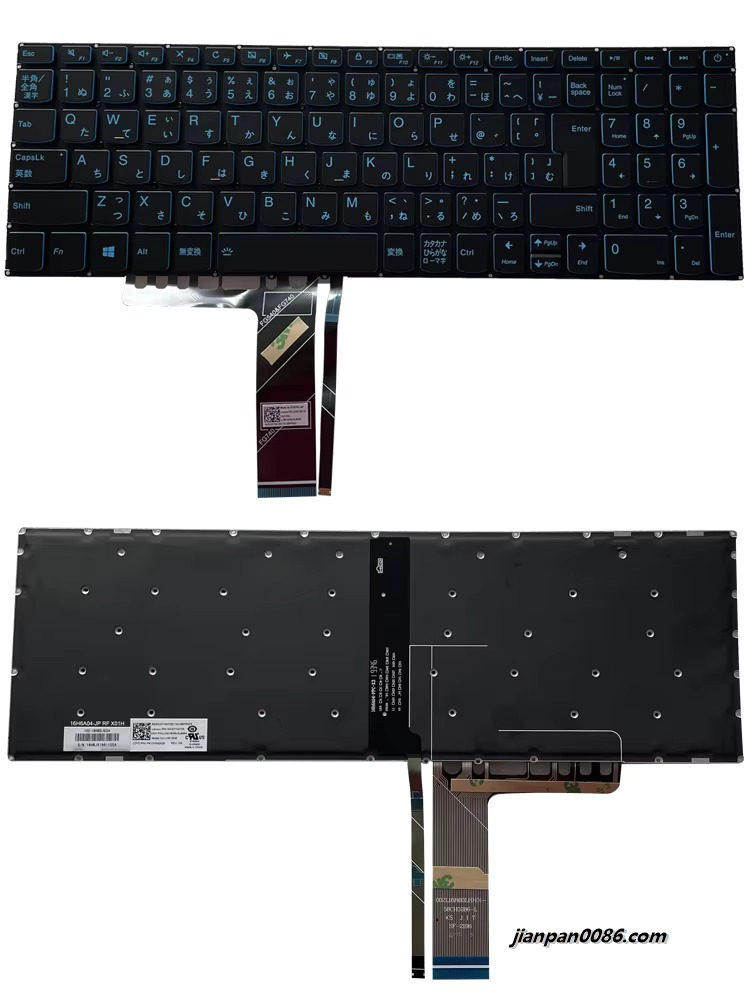 Picture of Original New Japanese Language For Lenovo IdeaPad 320-15 320-15AST 330-15IKB 330S-15IKB V330-15 Backlit Blue Laptop Keyboard SN20T04725 P