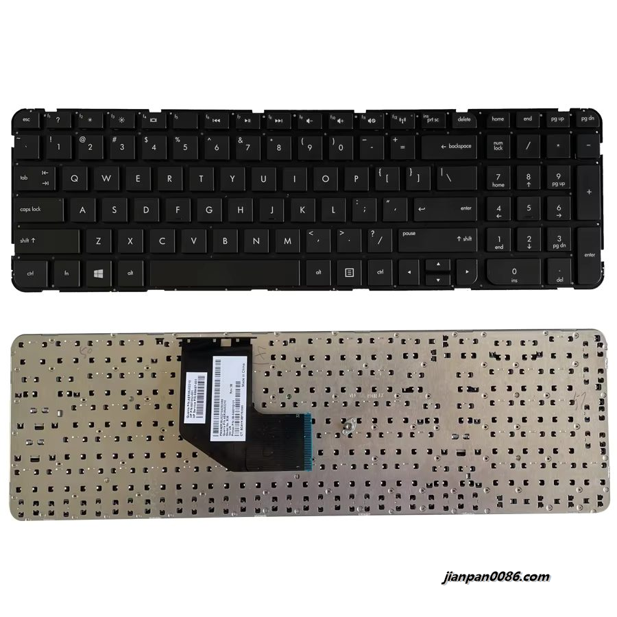 Picture of Original New US Language For HP Pavilion G6-2000 G6-2100 Black Laptop Keyboard 697452-001