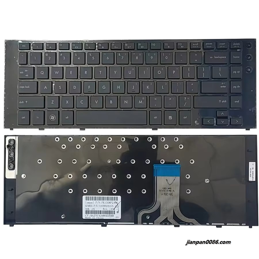 Picture of Original New US Language For HP Probook 5310 Black Laptop Keyboard PK1308P2A00 8PTDH3574