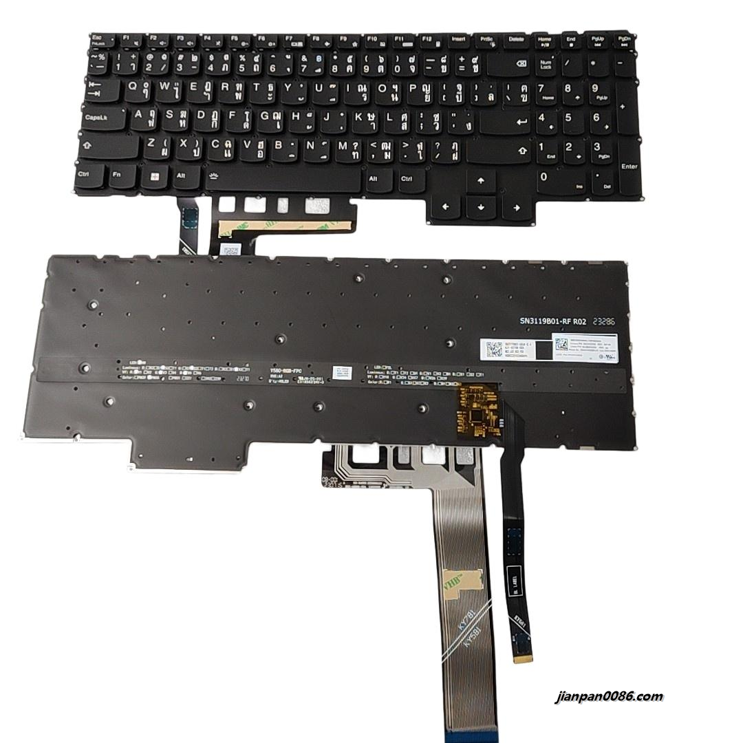 Picture of Original New For Thailand Language Lenovo Legion Y7000 2020 R7000 2020 Backlit Black Laptop Keyboard SG-B2470-33A SN3119B01 PK132V42B09 S464