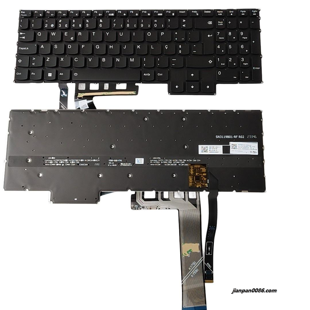 Picture of Original New Portugal Language For Lenovo Legion Y7000 2020 R7000 Colour Backlit Keyboard SG-B2470-2PA SN3119B01 PK132V42B16 S466