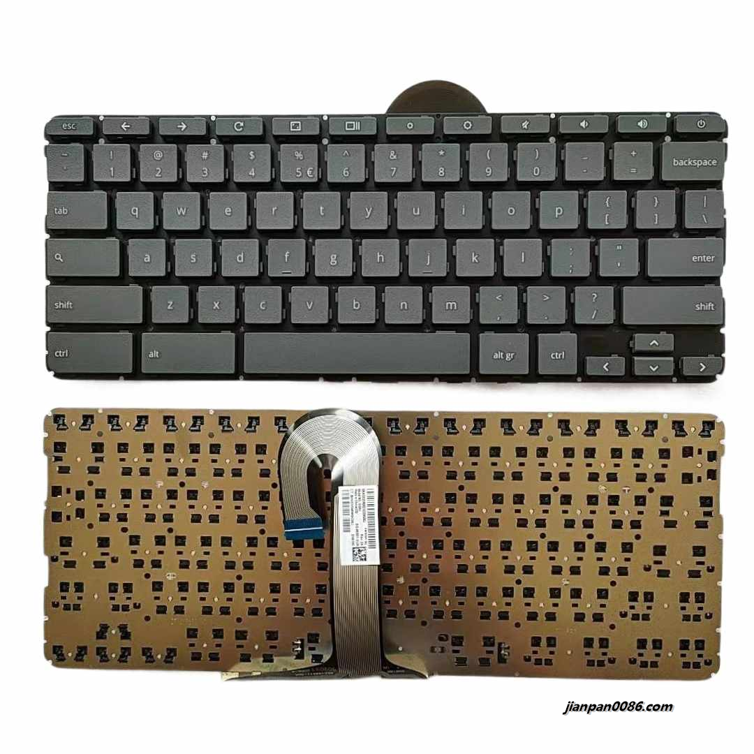 Picture of Original New US UI Layout For HP 11-AE Black NoBacklight Laptop Keyboard SG-98301-XUA SN6180 17234 40PTDH9620