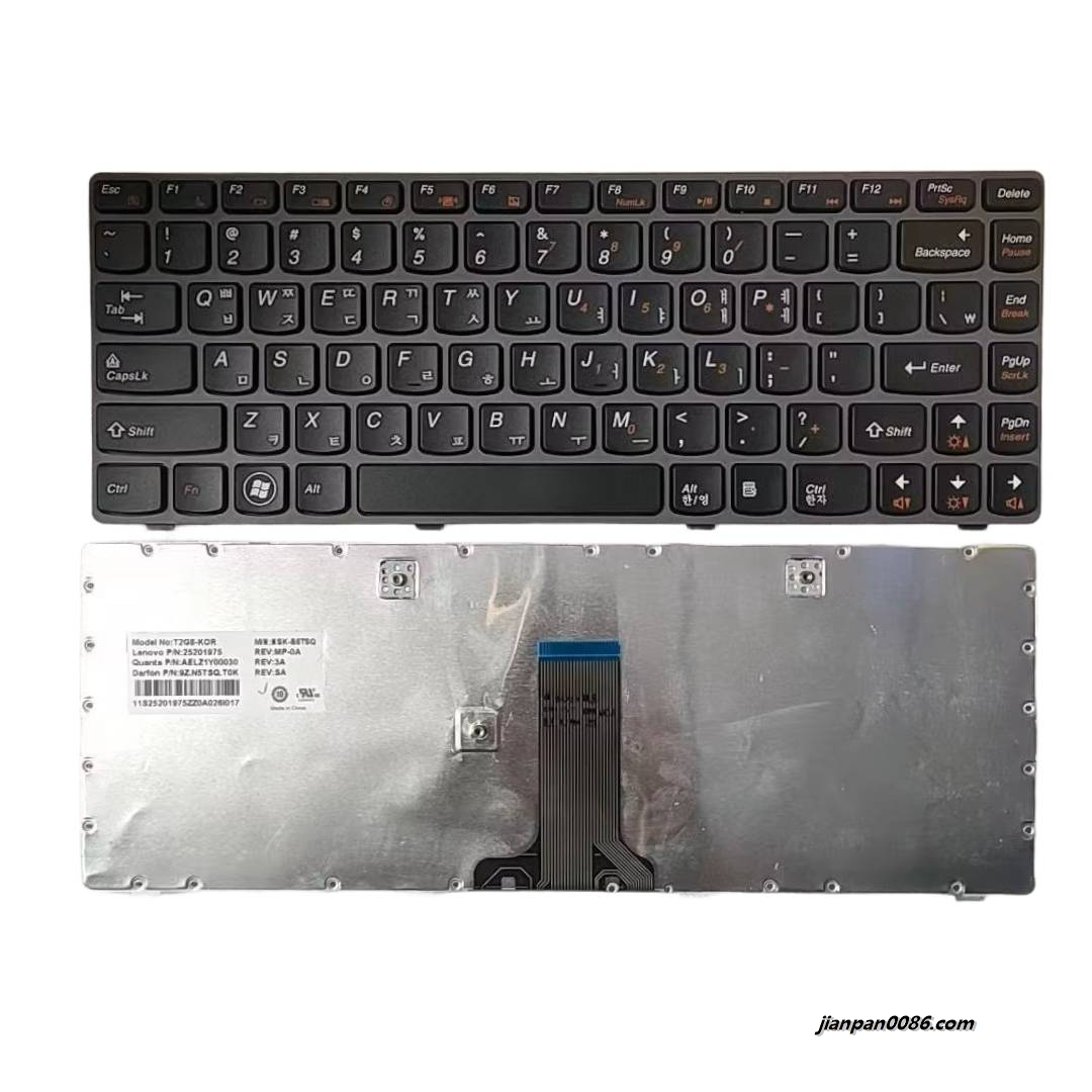 Picture of Original New Korean Layout For Lenovo G40-70 Laptop Keyboard 25201975 NSK-B6TSQ 16623 24PTDH9180