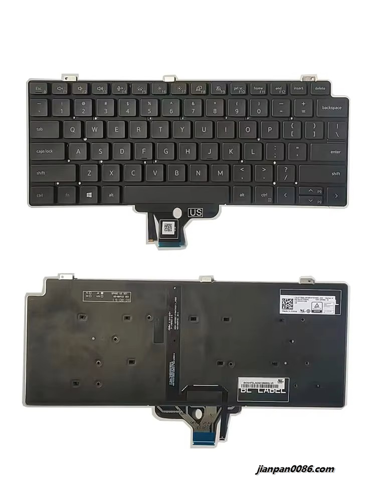 Picture of Original New US Layout For Dell 7310 Backlit Laptop Keyboard PK132UW1C00 1PTDH9761