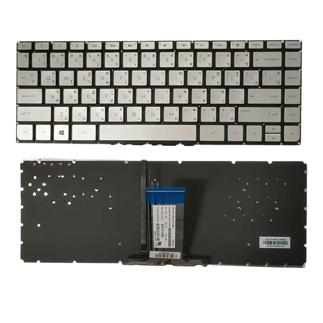 Picture of Oraginal New TI Thailand Layout For HP ENVY14-J Silver Backlit Laptop Keyboard PK131CU1A06 5PTDH8095