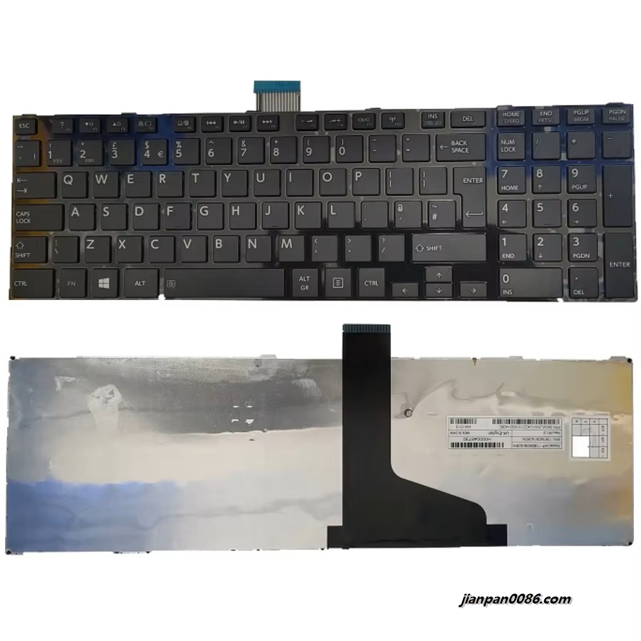 Picture of Original New UK Language For Toshiba L850 C850 Laptop Keyboard MP-11B56GB-528W 30P2735