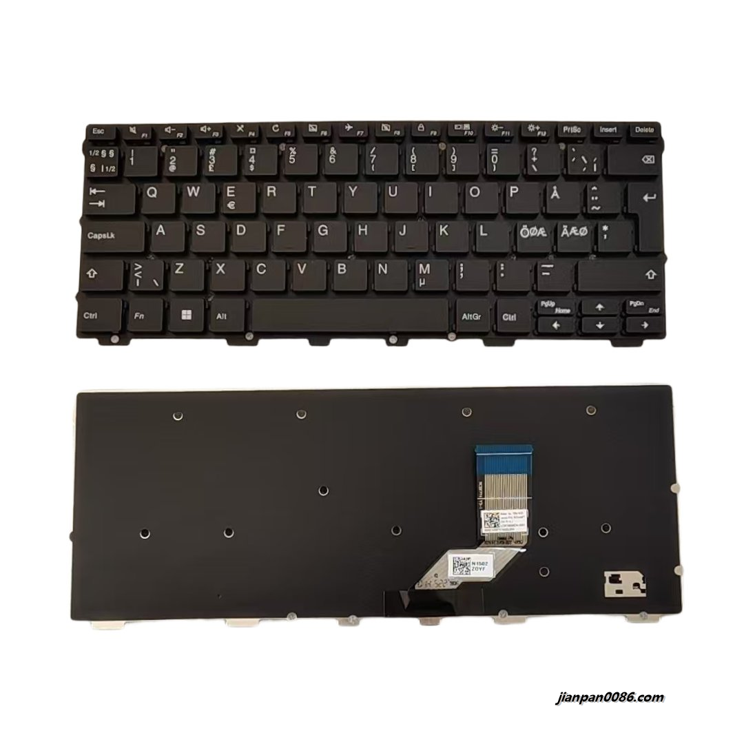 Picture of Original New Nodic Denmark Language For Lenovo 100E N24 Laptop Keyboard LCM18B96DN-6861 SN21A40977 S422