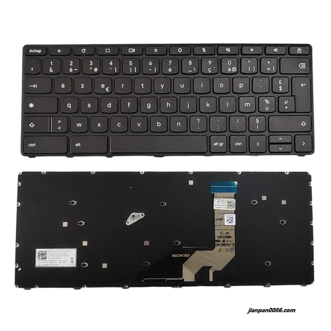 Picture of Original New French Language For Lenovo Chromebook 100E N24 Laptop Keyboard PK1330Q1A19 SN21K16768 S410