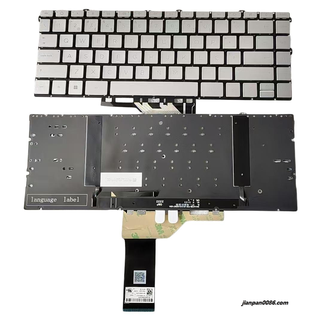 Picture of Original New Portugal Layout For HP Envy16-H Light Golden Laptop Keyboard SG-A5540-XPA SN1A72B S490