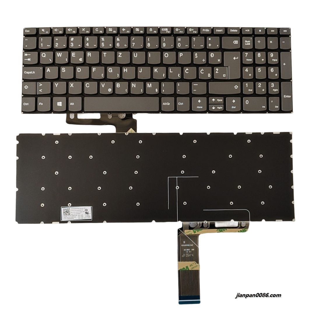 Picture of Oraginal New SA SL YU Language For Lenovo 330-15 Grey NoBacklit Laptop Keyboard LCM16K26SA-686 SN20M62758 PK132GC1A24 S416