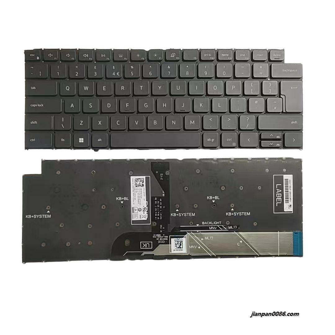 Picture of Original New UK Layout For DELL 3420 7490 Backlit Black Laptop Keyboard SG-A5770-2BA SN2010BZ DP/N:047VRY A515 19013