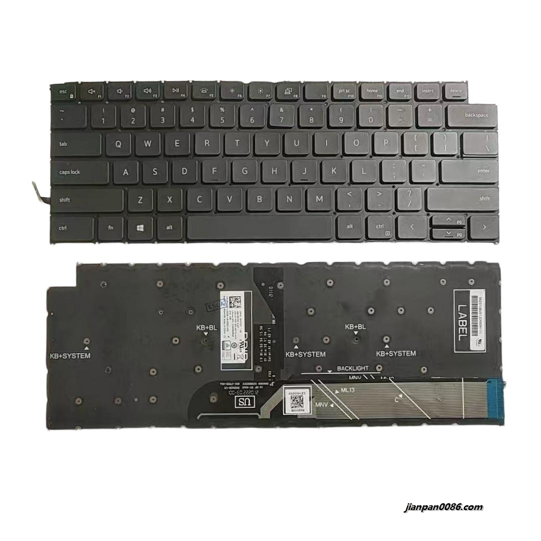 Picture of Original New US Layout For DELL 3420 7490 Backlit Black Laptop Keyboard SG-A5710-XUA SN2010B DP/N:0PK7DT A384