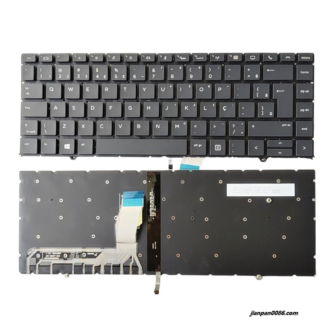 Picture of Original New Brazil Language For HP ZBook Studio x360 G5 Laptop Keyboard SG-91600-40A SN6173BL S509
