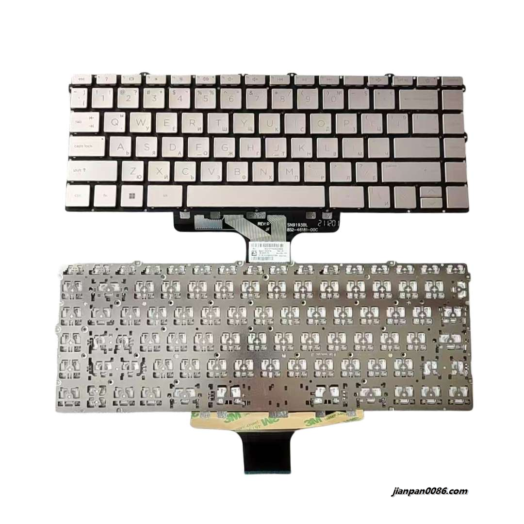 Picture of Original New US Language For HP 14-DW Light Gold Laptop Keyboard SG-A8480-XUA SN61936 S514