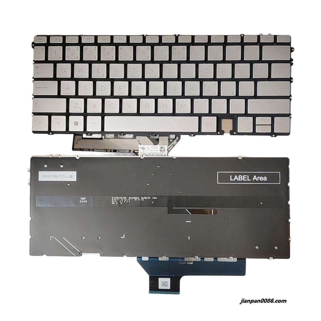 Picture of Original New Czech Layout For HP 14-EF LightGold Laptop Keyboard SG-B0110-55A SN109CB4C PK13OK1A23 S530