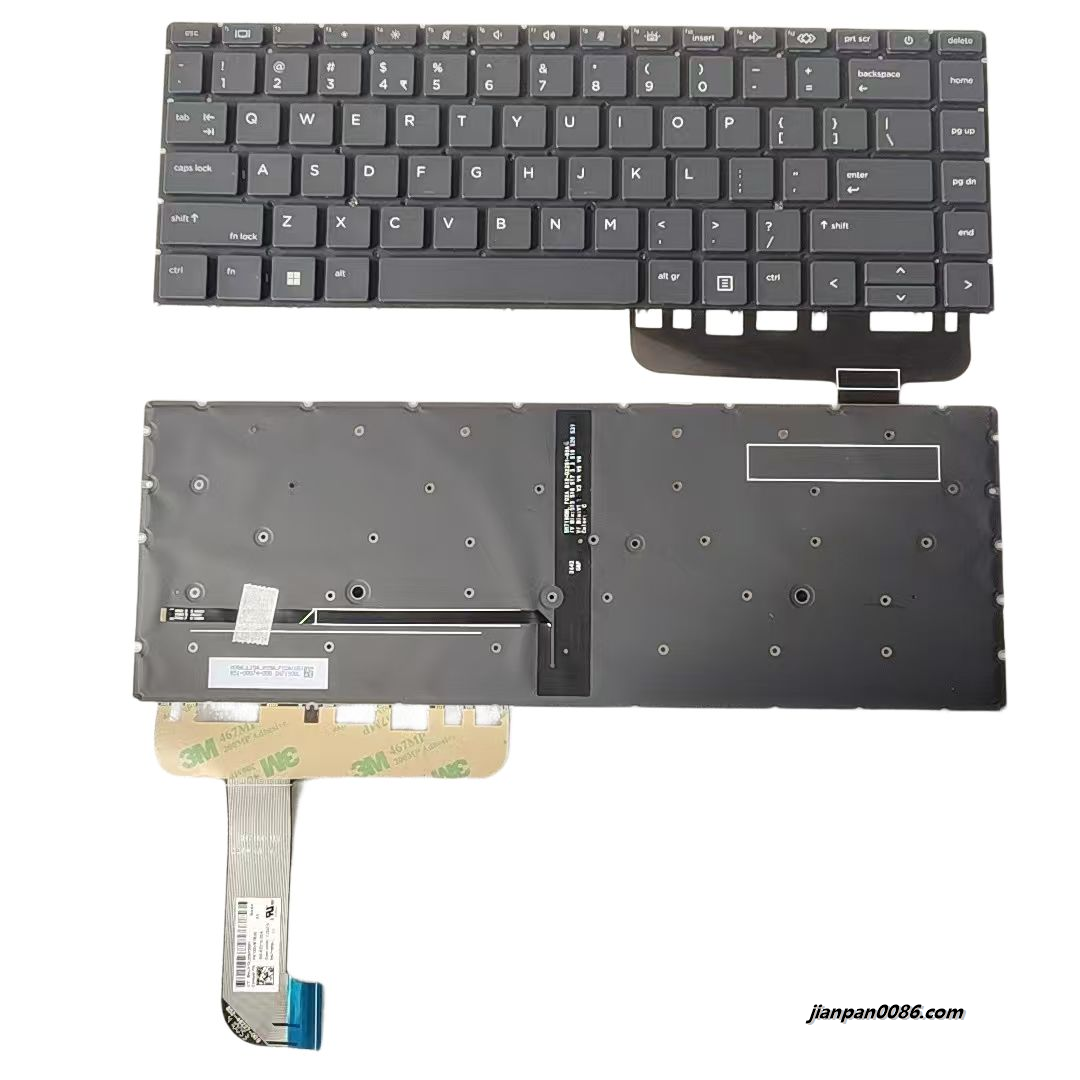 Picture of Original New US USI Language For HP ZBook 15 Studio G7 Black Backlit Laptop Keyboard SG-A2210-3EA SN7190BL PK132VB1B30 S525