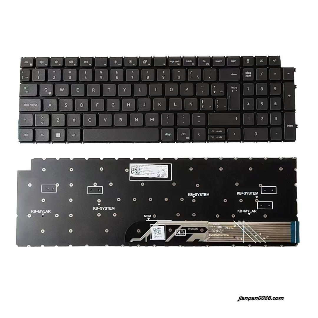 Picture of Original New Latin Layout For Dell 3510 NoBacklit Black Laptop Keyboard DLM20L76LA-728W DP/N:082FGR S552