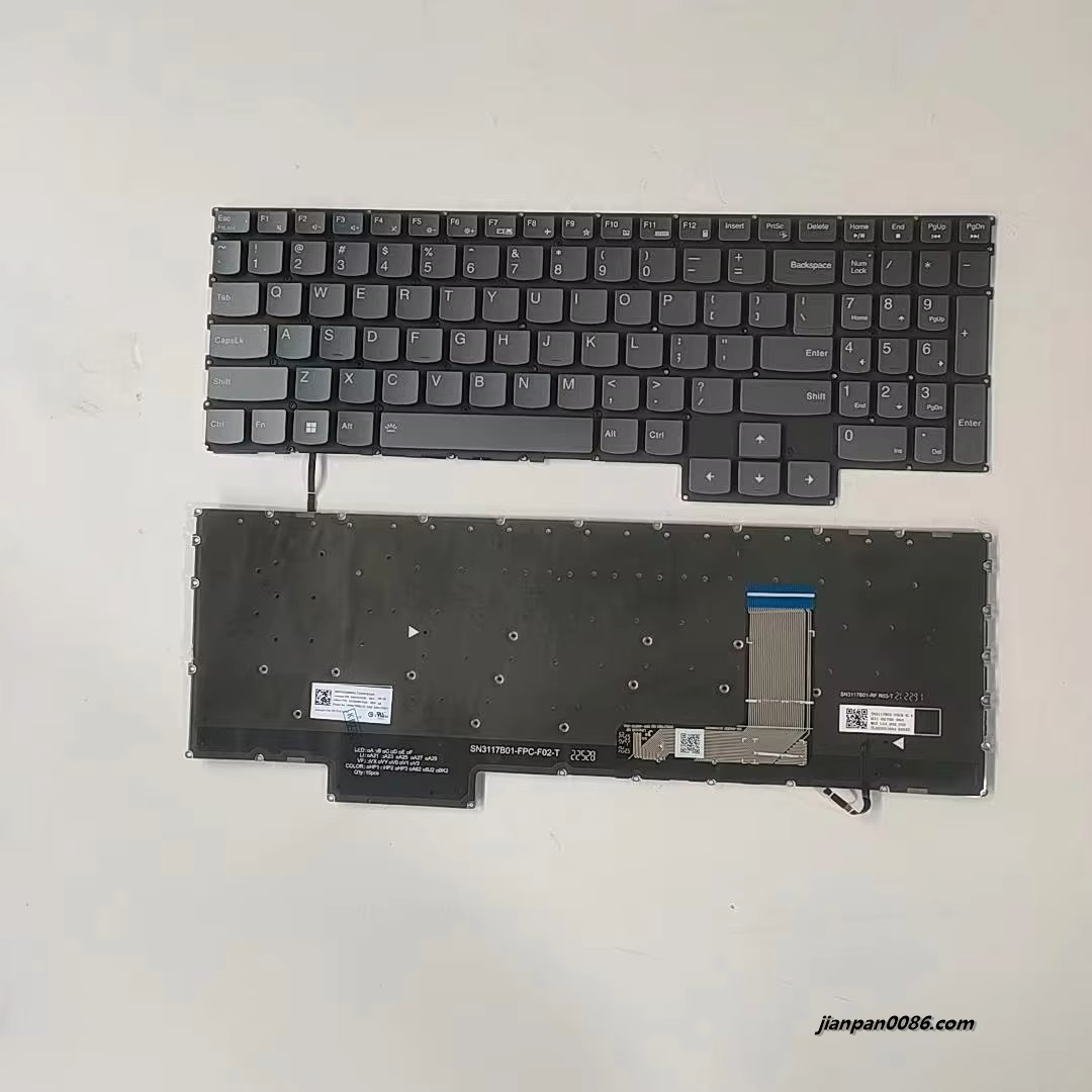 Picture of Original New US Language For Lenovo Yoga Pro 9 16 GREY Backlit Y9000X Laptop Keyboard SG-B4300-XUA 80PA542 19253