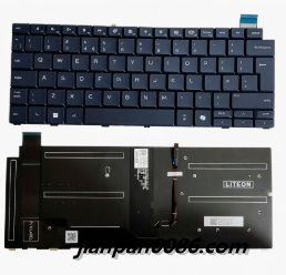 Picture of Original New UK Layout For LITEON SN1E90B60 Cyan AI Laptop Keyboard 913B1-003100A02B SN1E90B40 24PC181