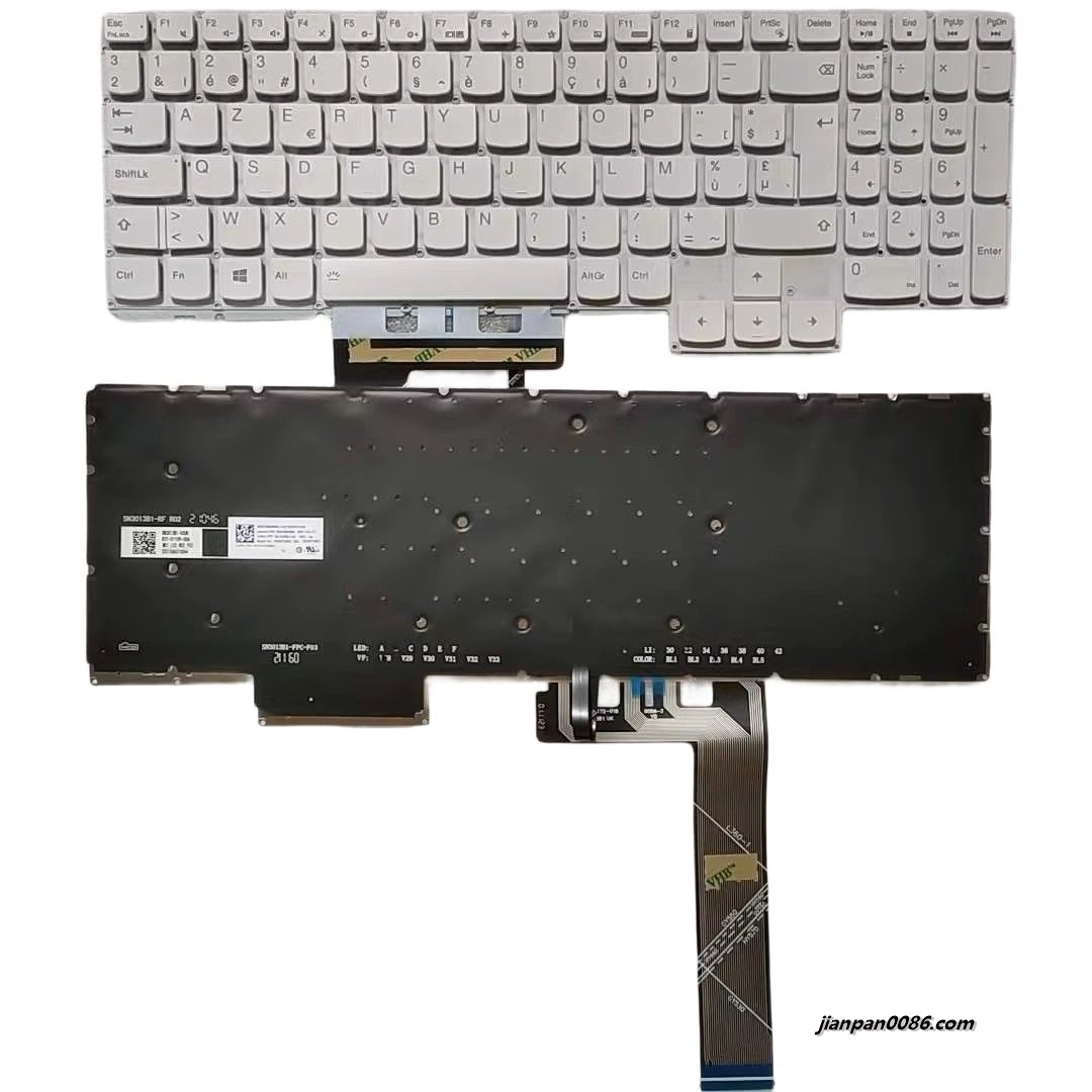 Picture of Original New Belgium Language For Lenovo Legion Y7000 2020 R7000 2020 Backlit Laptop Keyboard PK131ZT2B22 8PTDH5203