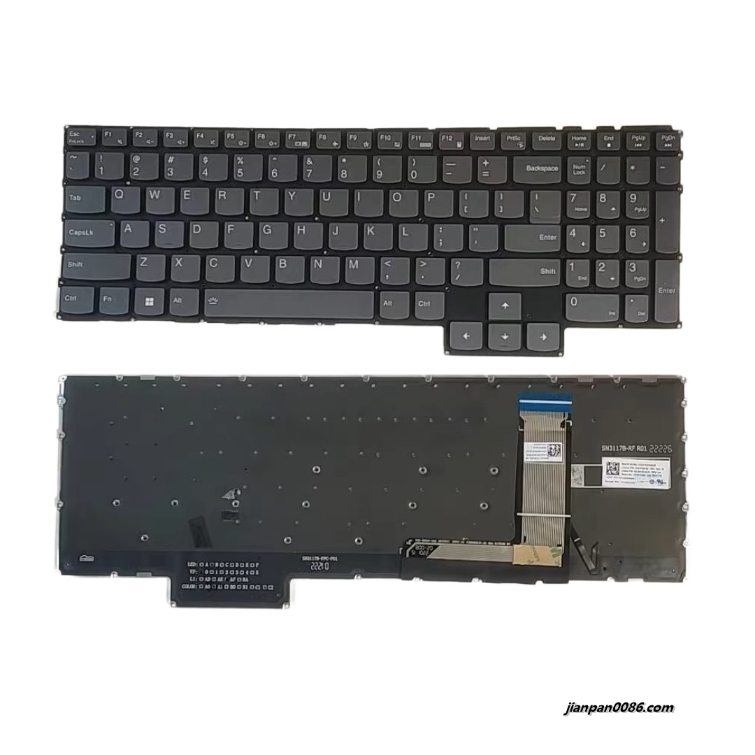 Picture of New US Language For Lenovo Legion Y9000 Backlit Laptop Keyboard SG-B1720-XUA SN3117B 37PA548 19266