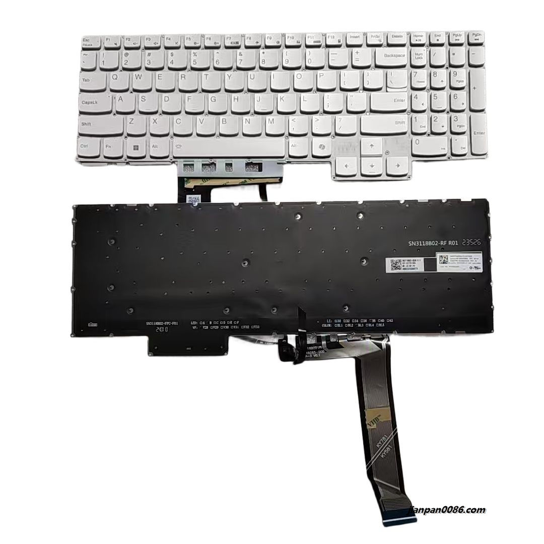 Picture of Original New US Language For Lenovo Legion Y7000 2020 R7000 2020 Backlit Laptop Keyboard SG-B8520-XUA SN3118B2A PK1338U2D00 C139