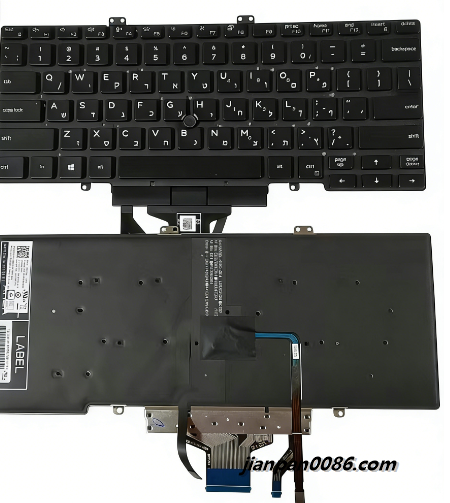 Picture of Original New AR Arabic Layout For Dell Latitude 7400 5400 5401 5410 5411 7410 Backlit Laptop Keyboard SG-A2540-3NA 440P14139
