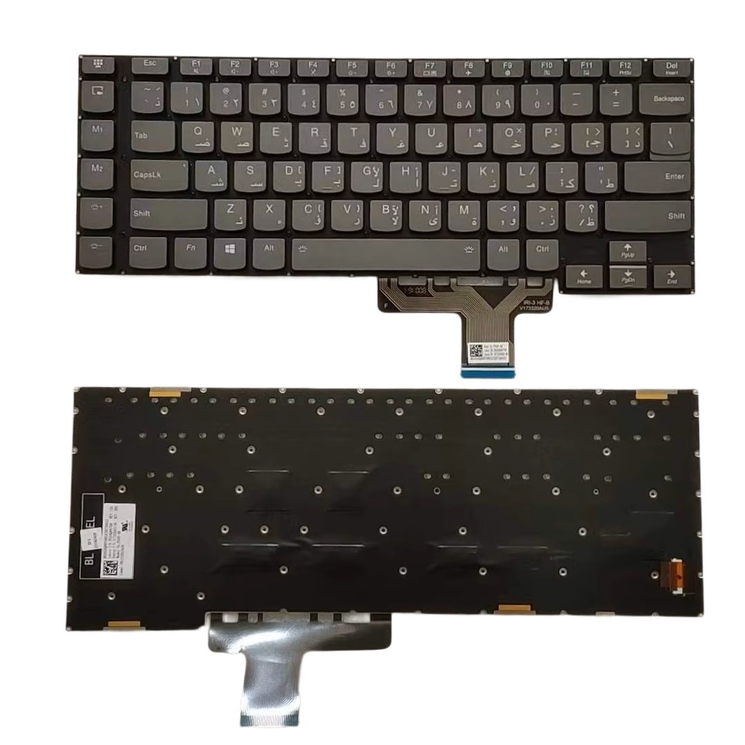 Picture of Original New Arabic Language For Lenovo Legion Y730 Y740-15IRH Y740-17ICH Grey Backlit Laptop With Pointer V173320AS1-AR TDH3525