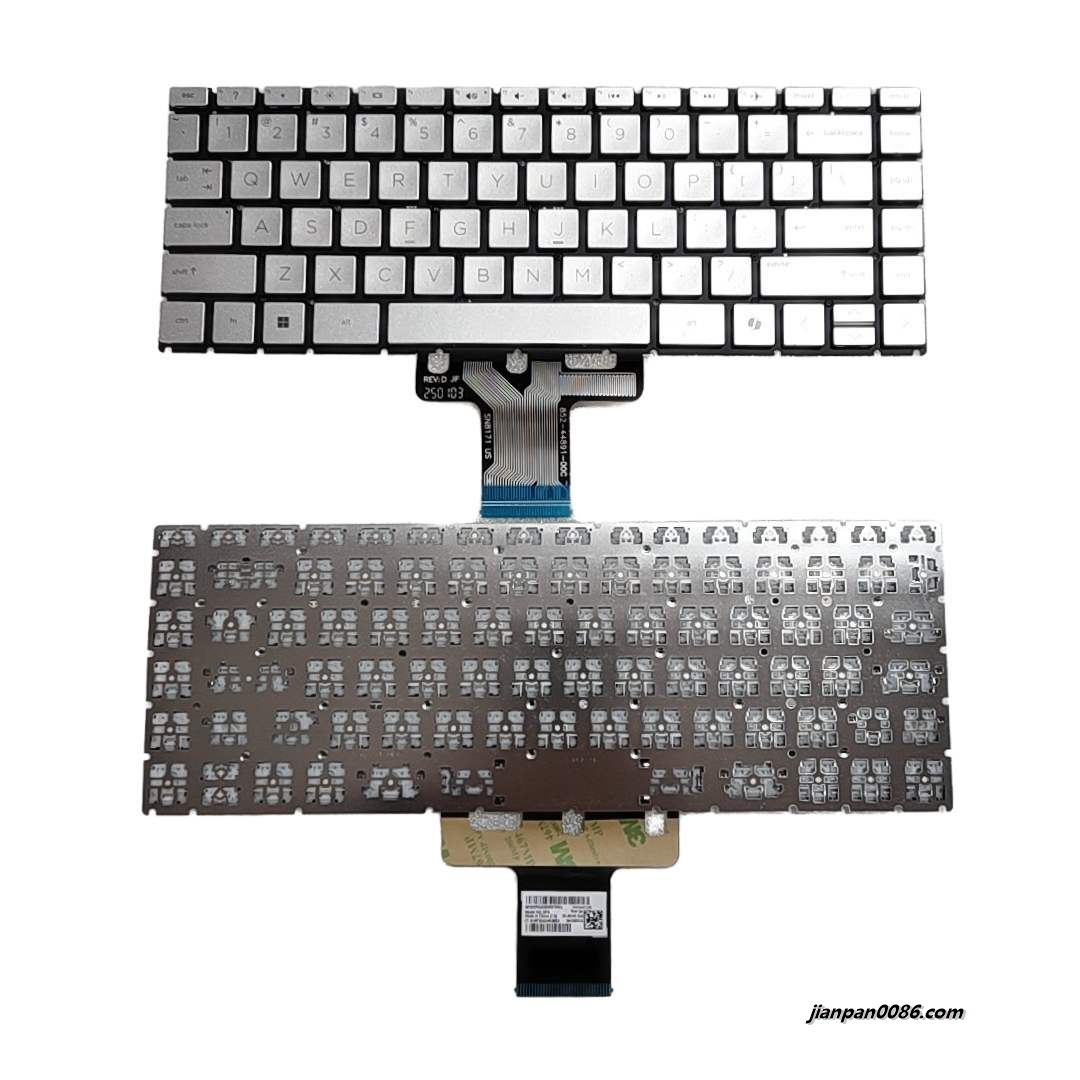 Picture of Original US Layout For HP NoBacklit Grey AI Laptop Keyboard SG-A0140-XUA SN1D60X1A C203