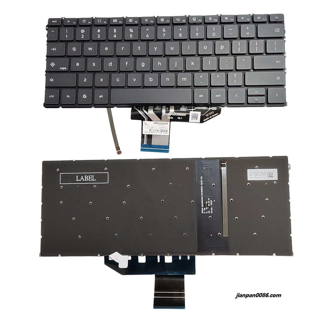 Picture of Oraginal New US Language For HP OmniBook 14-FE Black Backlit Laptop Keyboard 913B1-004700A0XU SN1E94B20 C204