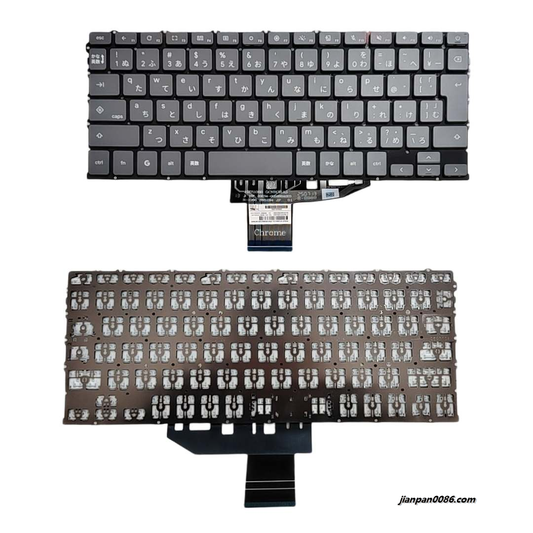 Picture of ​Original New Japanese Layout For HP OmniBook 14-FE Grey Laptop Keyboard 913B1-004720A02V SN1E94B20 C203