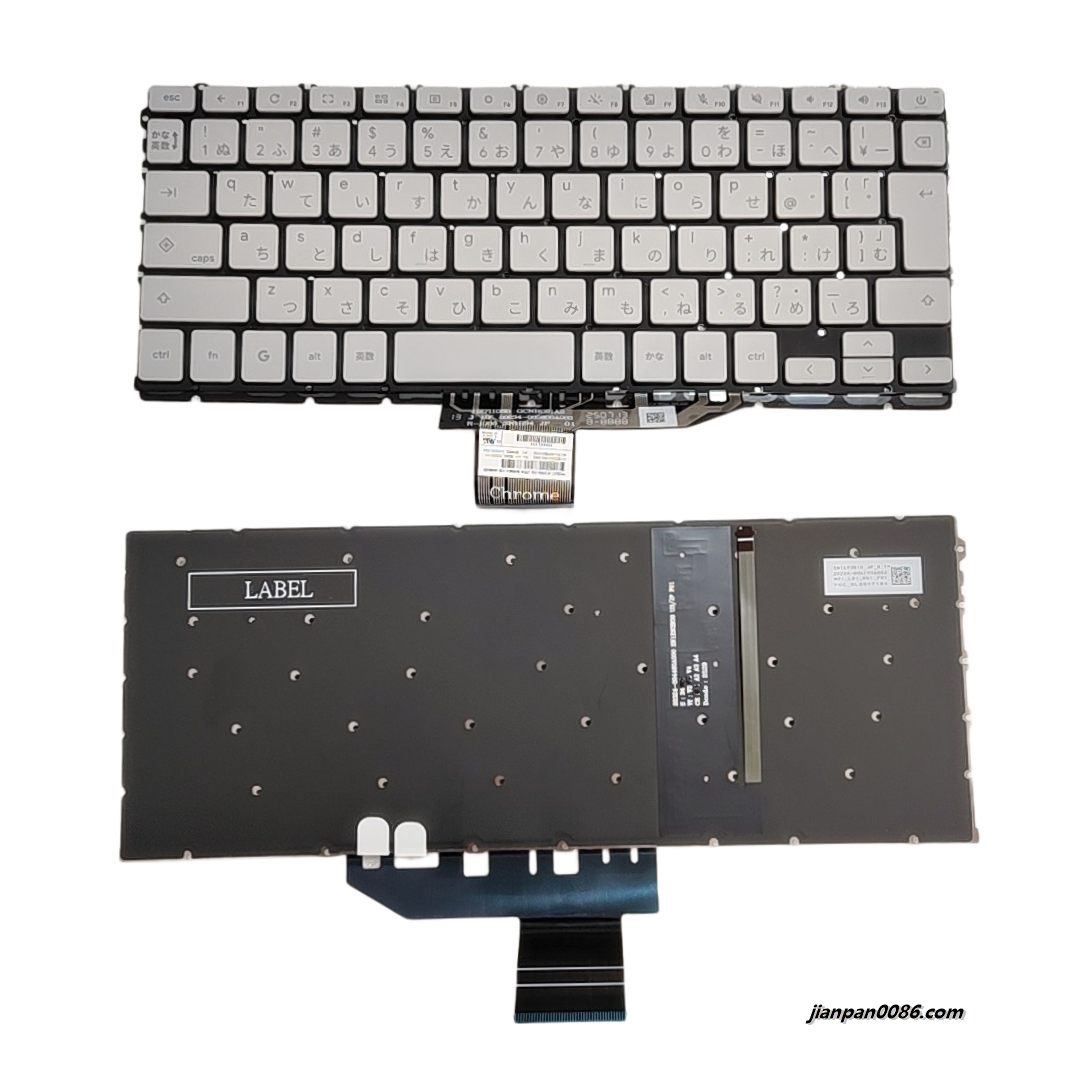 Picture of Original Backlit Japanese Layout For HP OmniBook 14-FE Laptop Keyboard 913B1-00456A02V SN1E94B10 C204